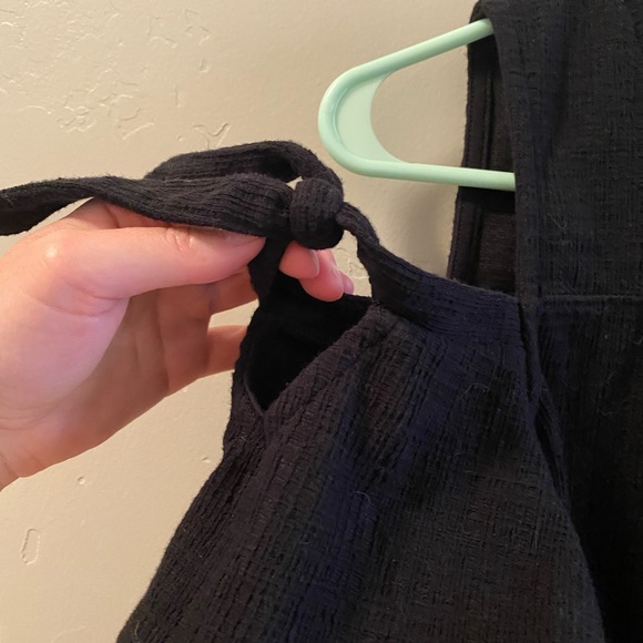 MADEWELL black shirt with exposed shoulders - Picture 2 of 4